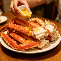 Premium Wild-Caught Alaskan King Crab Legs (Ships Frozen）